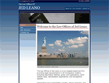 Tablet Screenshot of jedleano.com